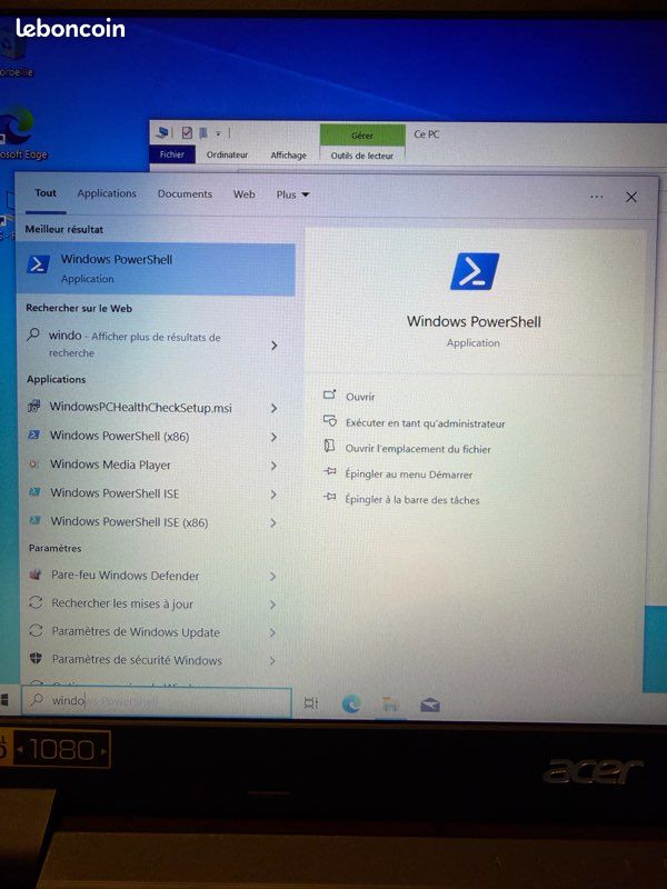 PC portable ACER Aspire 3 A315 (image 9)