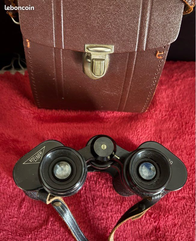 Paire De Jumelles Vintage Luna 8x30 - Pour Observer La Nature Avec Style!
