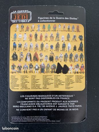 Vintage 1983 années 80 Kenner Star Wars Le Retour du Jedi
