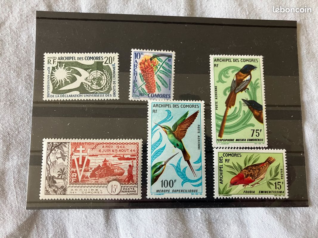 Timbres Colonies Comores (image 1)