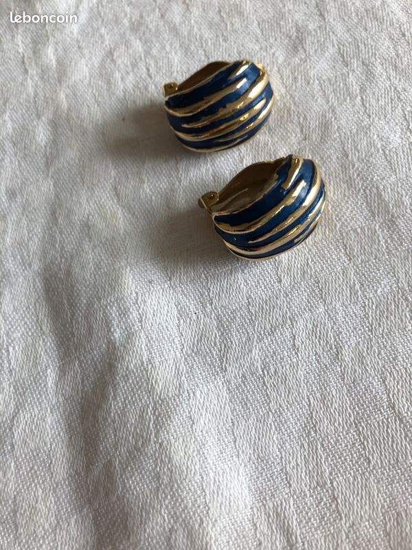 Boucles d'oreille clip vintage (image 4)