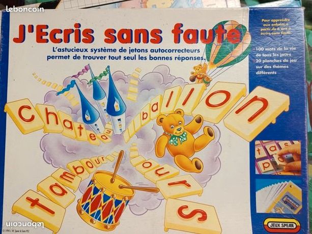 Jeu j'écris sans faute (image 1)