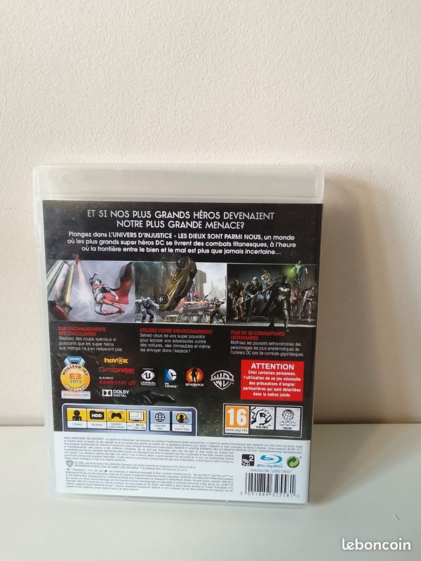INJUSTICE LES DIEUX Sont Parmi Nous Xbox 360 Sans Notice PAL FR EUR 9,95 - FR