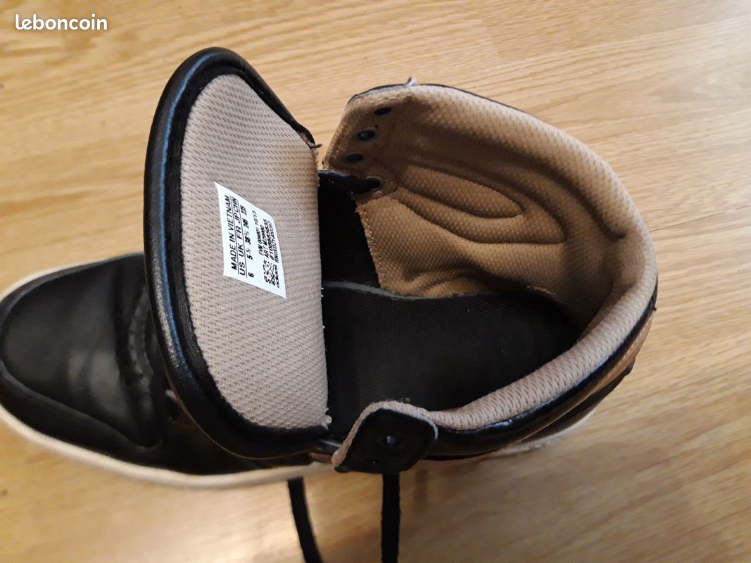 Basket Montante Femme Noire/Dorée ADIDAS Pointure 38 2/3 TRES BON ETAT (image 8)