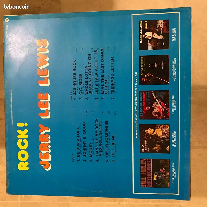 Vinyles jerry lee lewis 30 cv 1397 collector (image 2)
