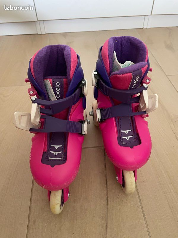 Roller enfants 3 roues taille 26-28 et ses protections (image 4)