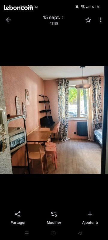 Appartement 1 pièce 16 m² · à Grenoble · 16 m² · 415 €/mois