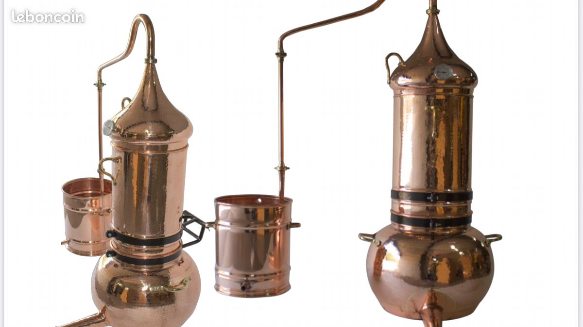 Alambic cuivre colonne 100 litres livré sous 48H/72H en stock (image 4)