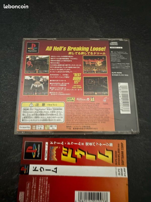 Doom Platinum PS1 PlayStation Sony PAL