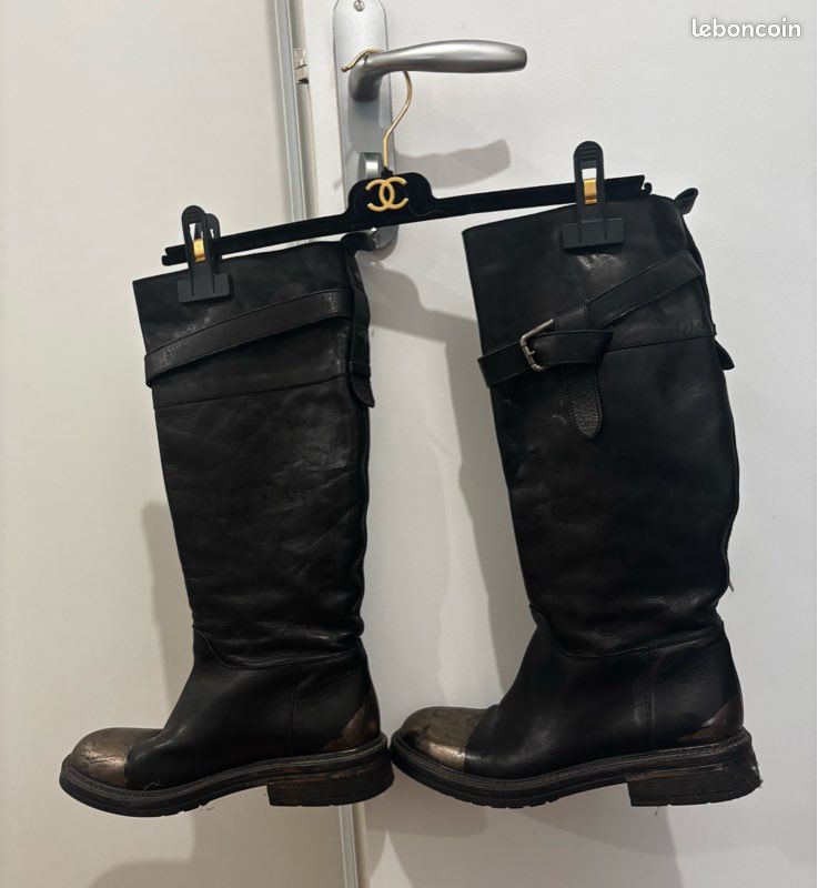 Bottes en cuir véritable Now Made in Italy (image 3)