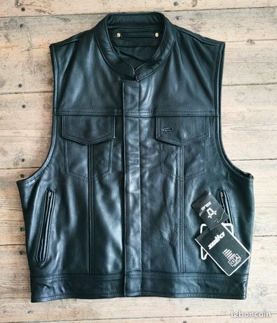 Men's Black Brando Biker Jacket LIVE TO RIDE Embossed EAGLE Leather Vintage