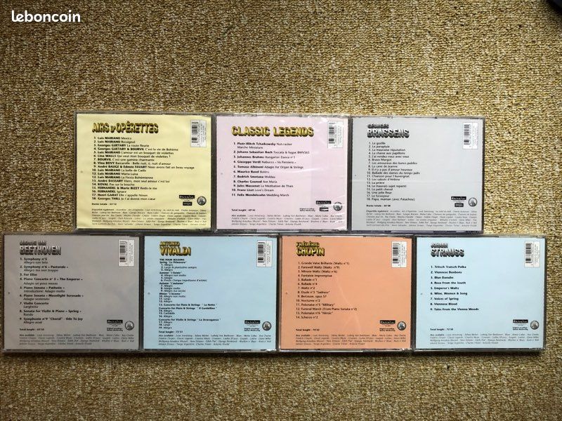 Lot de 10 CD de musique classique NEUFS (image 2)