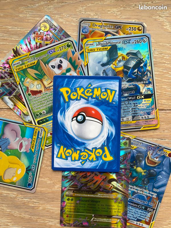 Lot De 50 Cartes Pokémon Allemandes – Avec 1 Rare GX/EX/V, Dresseurs Et Énergie, Sans Doublon, Protection Expédition