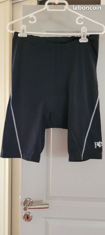 Combi Maillot-short Cycliste Noret Vital Concept – Homme, Taille S, Rouge, Made In France (occasion)