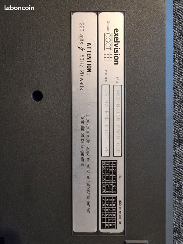 Jeu Exelvision - Exelbasic pour Exl 100 - Jeux & Jouets