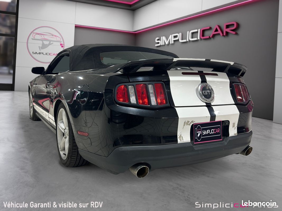 FORD MUSTANG GT CABRIOLET 4.6 V8 300CH - BOÎTE MANUELLE - Garantie 12 mois (image 6)