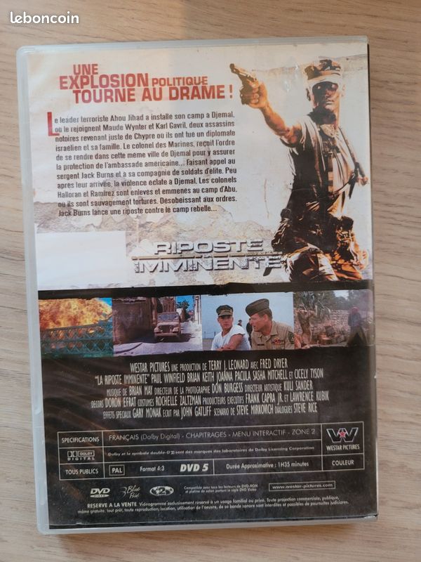 Dvd La riposte imminente (image 2)