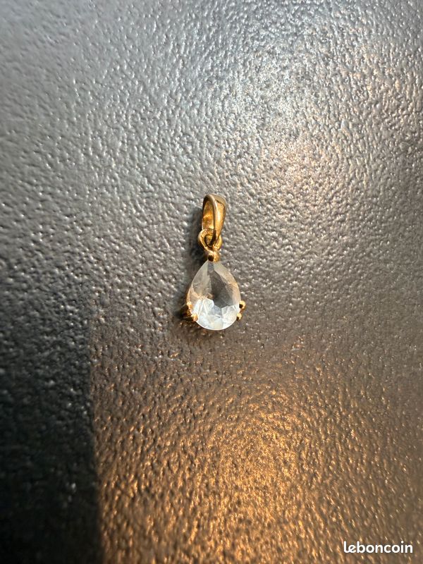 Joli pendentif or 18 carats et cristal de roche (image 4)