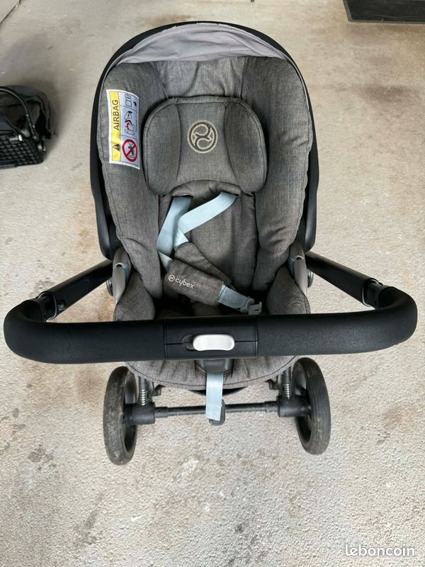Trio coque, base Z, Cybex Cloud Z I-Size + poussette Balios S + siège 2/4 ans Sirona Z I-Size (image 7)