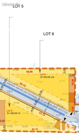 Terrain 520 m² Redessan