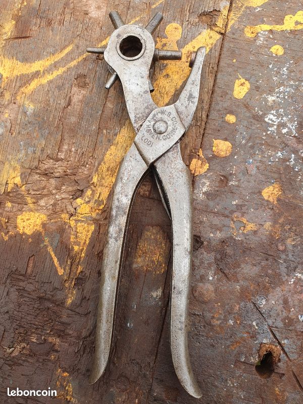 Pince En Cuir Aplatie - Outil De Garniture Et Bordure Pour Bricolage Cuir