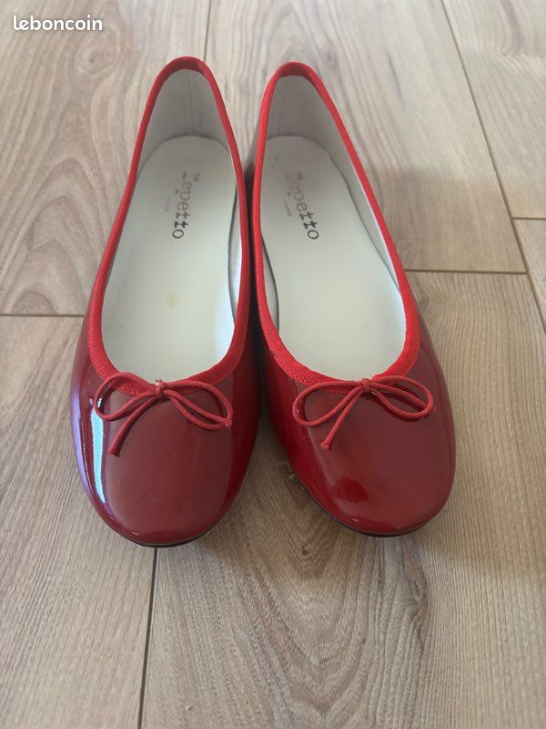 Ballerines Repetto rouges vernis (image 5)