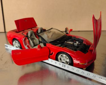 CHEVROLET CORVETTE C5 1997 Grise / Burago Bburago 1/18 / Die Cast / Etat Correct EUR 9,99 - FR