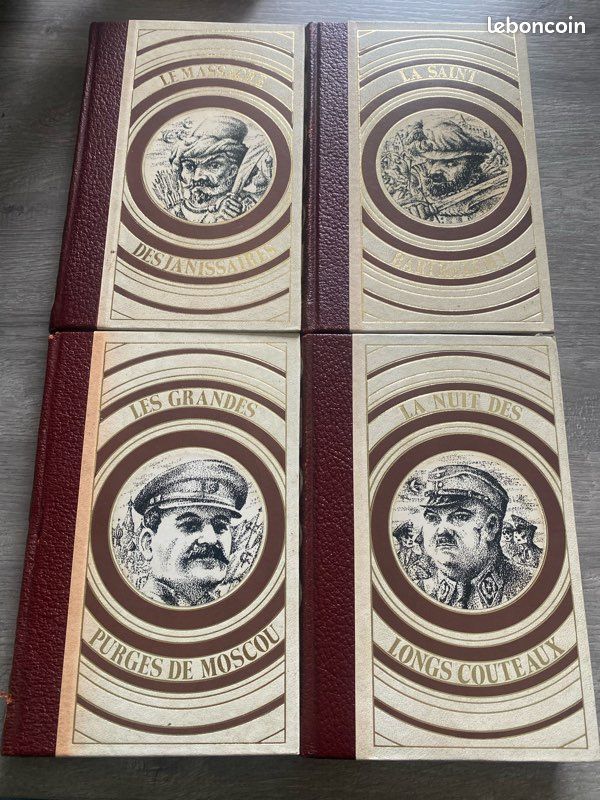 Collection complète “Les Grandes Purges de l’Histoire” – 4 volumes reliés (image 1)