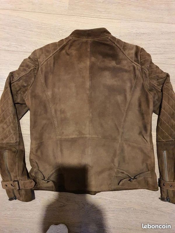 Blouson en cuir de caprin caroll taille 42 (image 2)