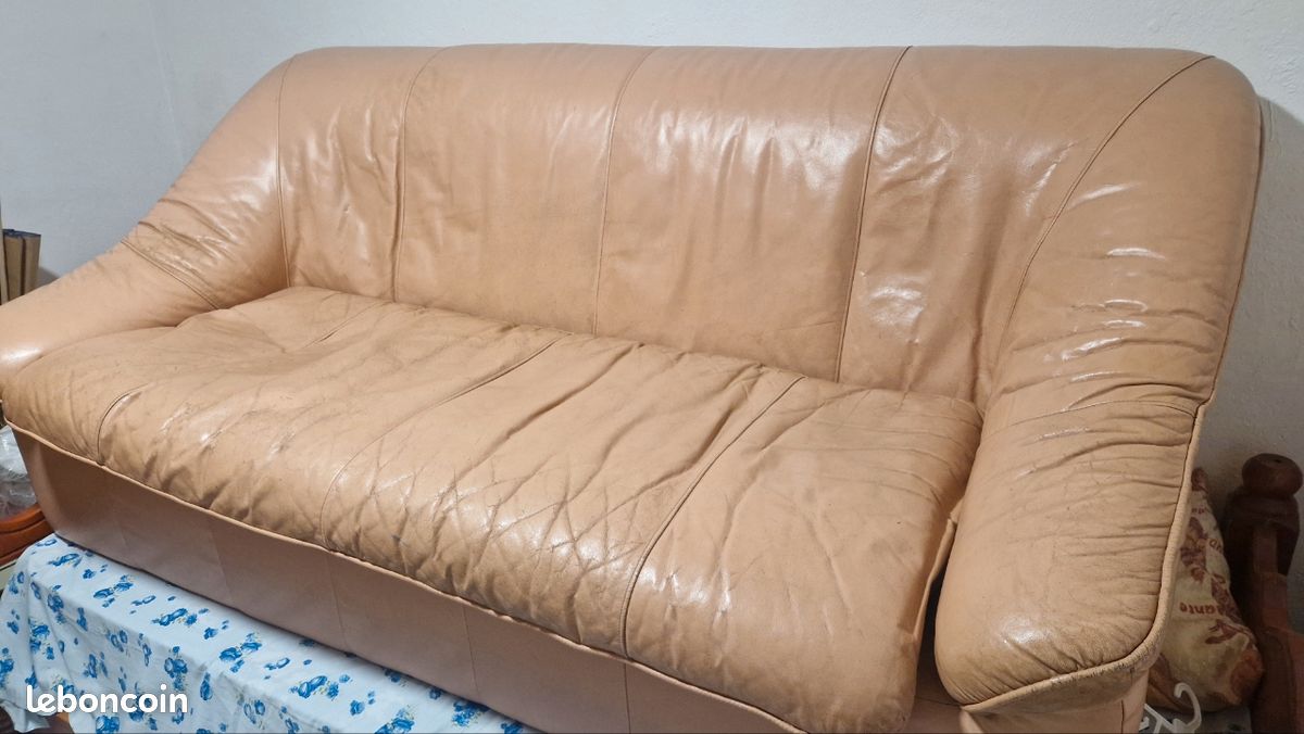 Fauteuil cuir (image 1)