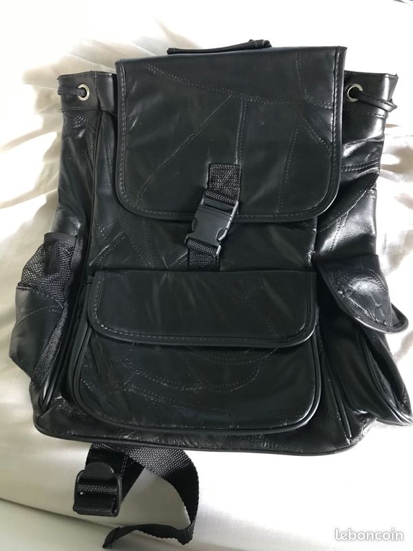 Sac a dos cuir de mouton (image 4)