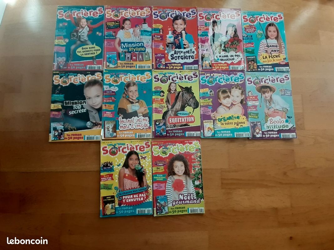 Lot de 12 revues les p'tites sorcières (image 1)