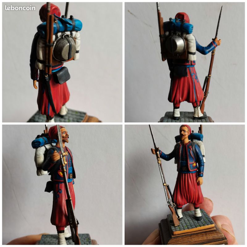 Poste Militaire/Zouave 1870/75mm no 54mm Durendal Metal Modeles Le