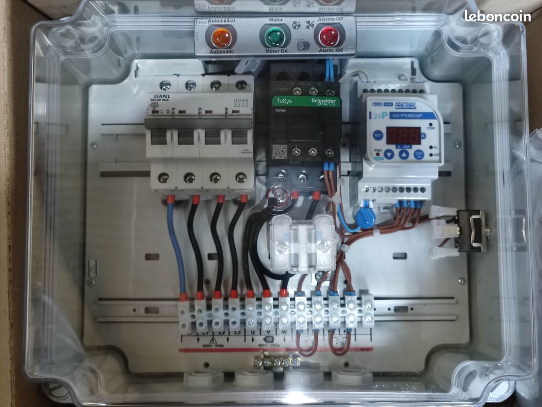 COFFRET ELEC DIGITAL TRI 25 AMP MAX Automatisation Pompe 400 Volts NEUF (image 1)