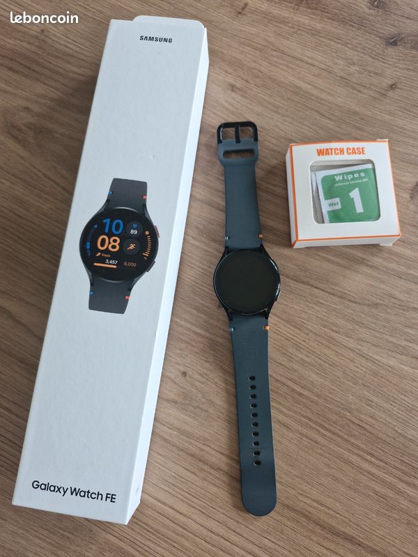 Montre intelligente samsung galaxy watch fe noir 1,2 40 mm (image 1)