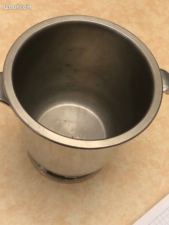 ALFI : SEAU à Glace Glaçons Isotherme Métal Chromé 0,5 litre