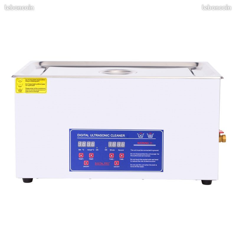 Déstockage - Bac ultrason 22 litres - numérique, Livraison offerte - nettoyage pièce mécanique (image 2)