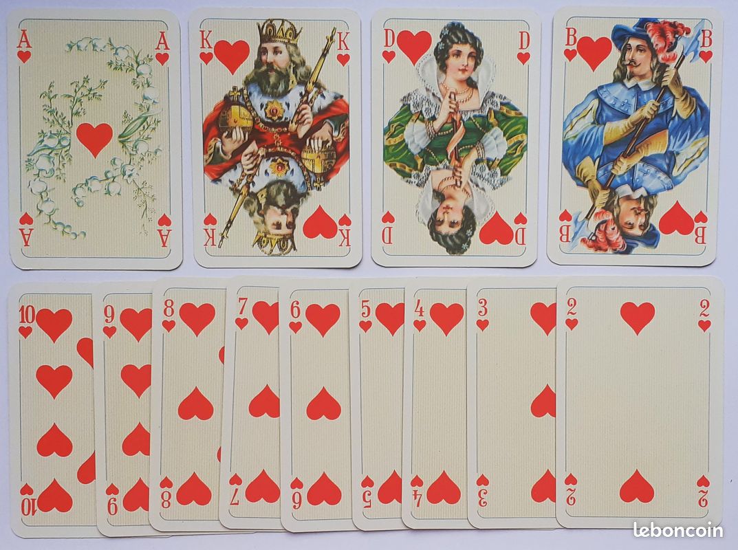 Coffret de 3 jeux de cartes vintage - Collection