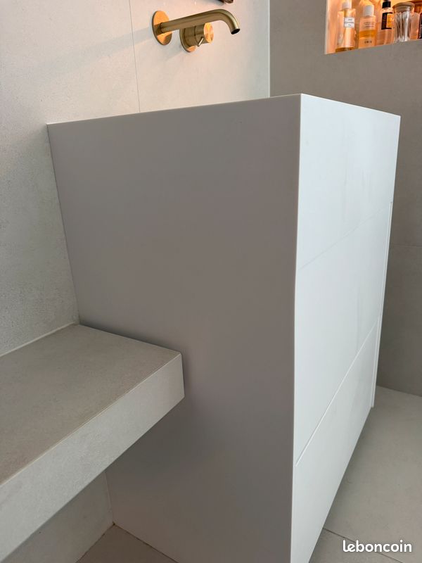 Meuble vasque acheté 4400 Euros fait sur mesure en Corian (image 5)