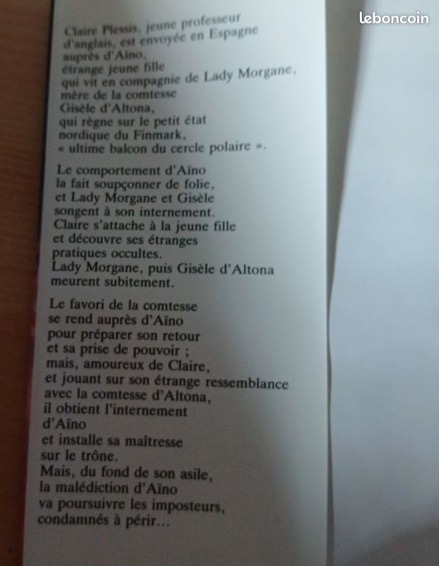 Lot de 5 livres de Pierre BENOIT,L'atlantide, le lac salé, la chatelaine du Liban, Aîno, Mademoiselle de la Ferté (image 7)