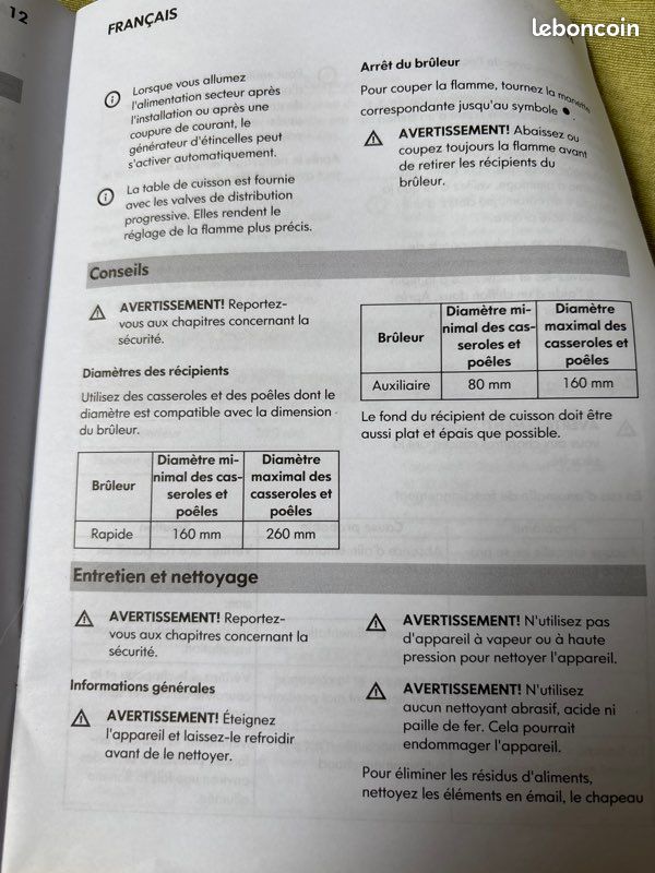 Table de cuisson (image 5)