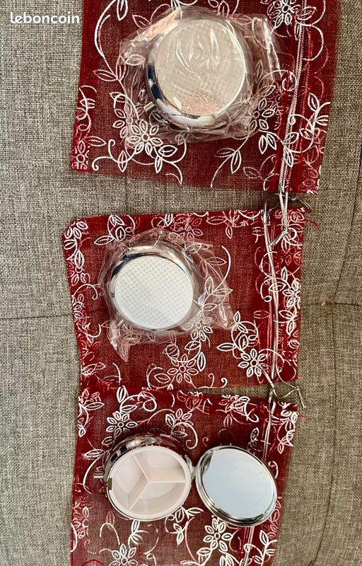 Lot de 3 piluliers-miroirs (image 3)