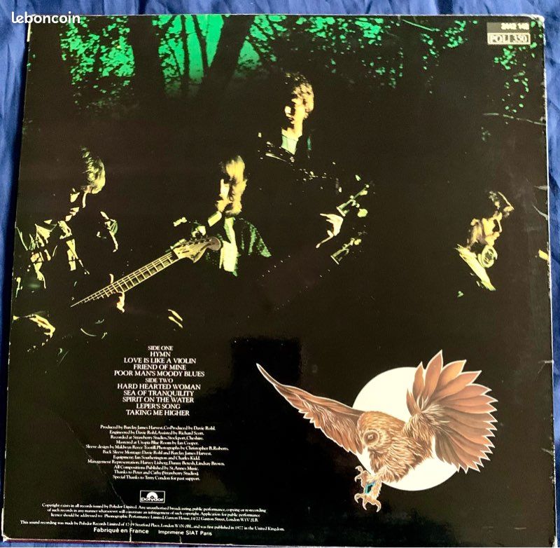 Disque vinyle 33t : Barclay James Harvest – Gone To Earth (image 2)