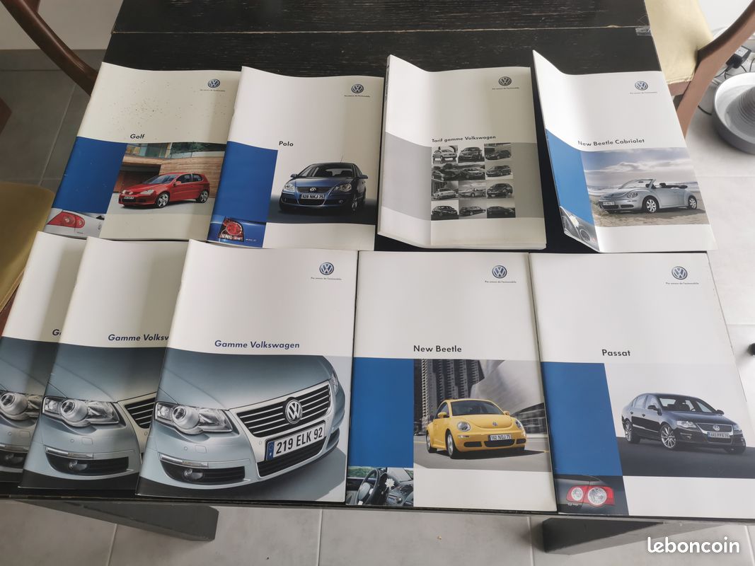 Lot de brochures Volkswagen automne 2006 (image 1)