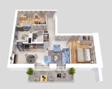 Appartement 298 000 € - 78 m²