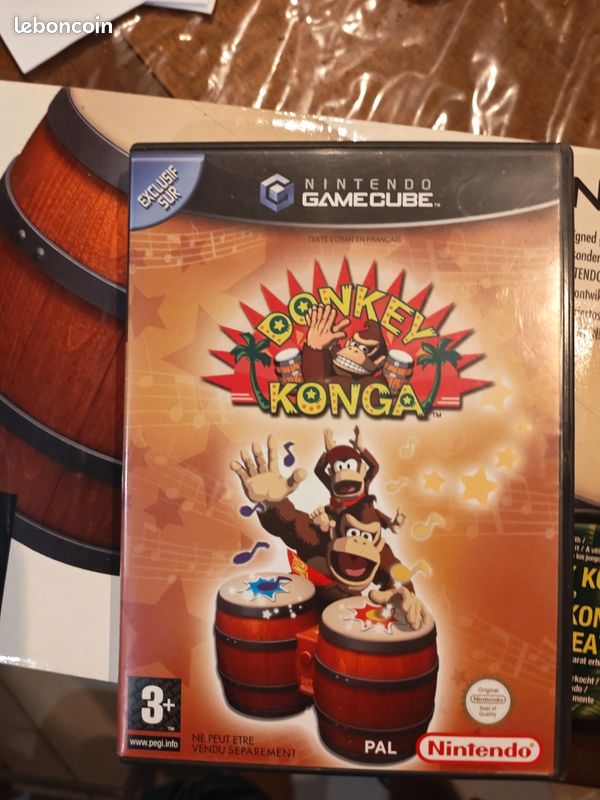 Donkey Konga + DK Bongos en boîte complet (image 2)
