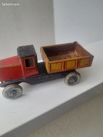 Jouet Ancien Camion En Tôle Type CR Charles Rossignol - CIJ - JEP - JRD