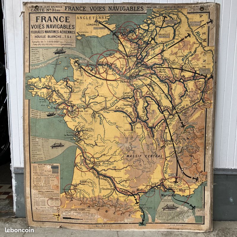 Lot de 2 Cartes Scolaires FRANCE n°12 et 31 PAR FAUL KAEPPELIN (image 4)