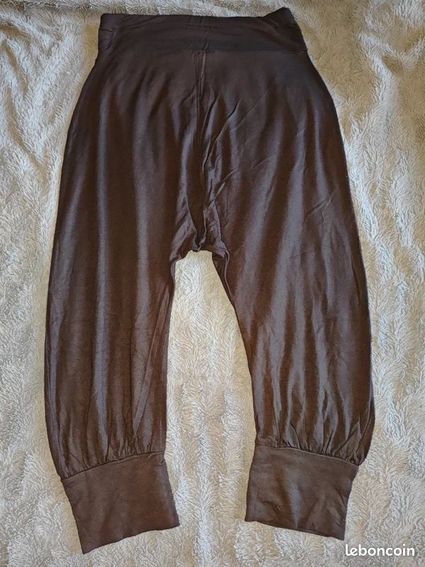 Pantacourt type sarouel marron Tex Woman en XS (image 1)