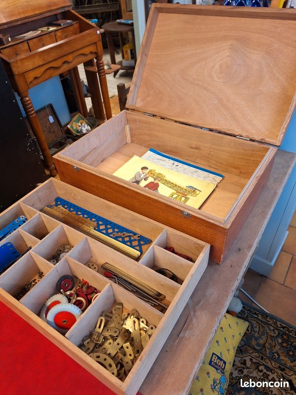 MECCANO Ancienne boite de construction n°3 comprenant u